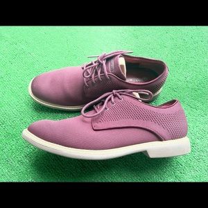 Mark Nason Dress Knit Mens Shoes Size 11,5 Lace Up Oxford Burgundy (RED)